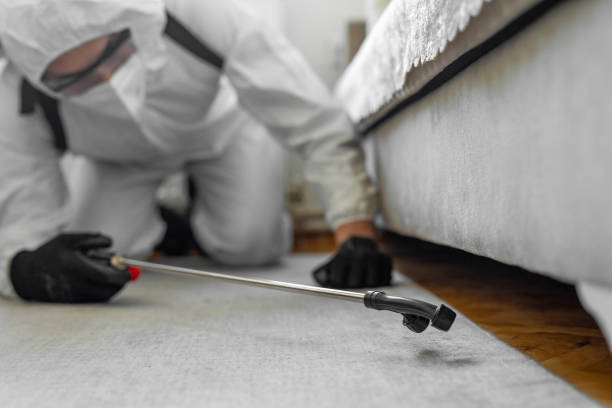 Professional Mosquito Control technician working in Orchards, WA